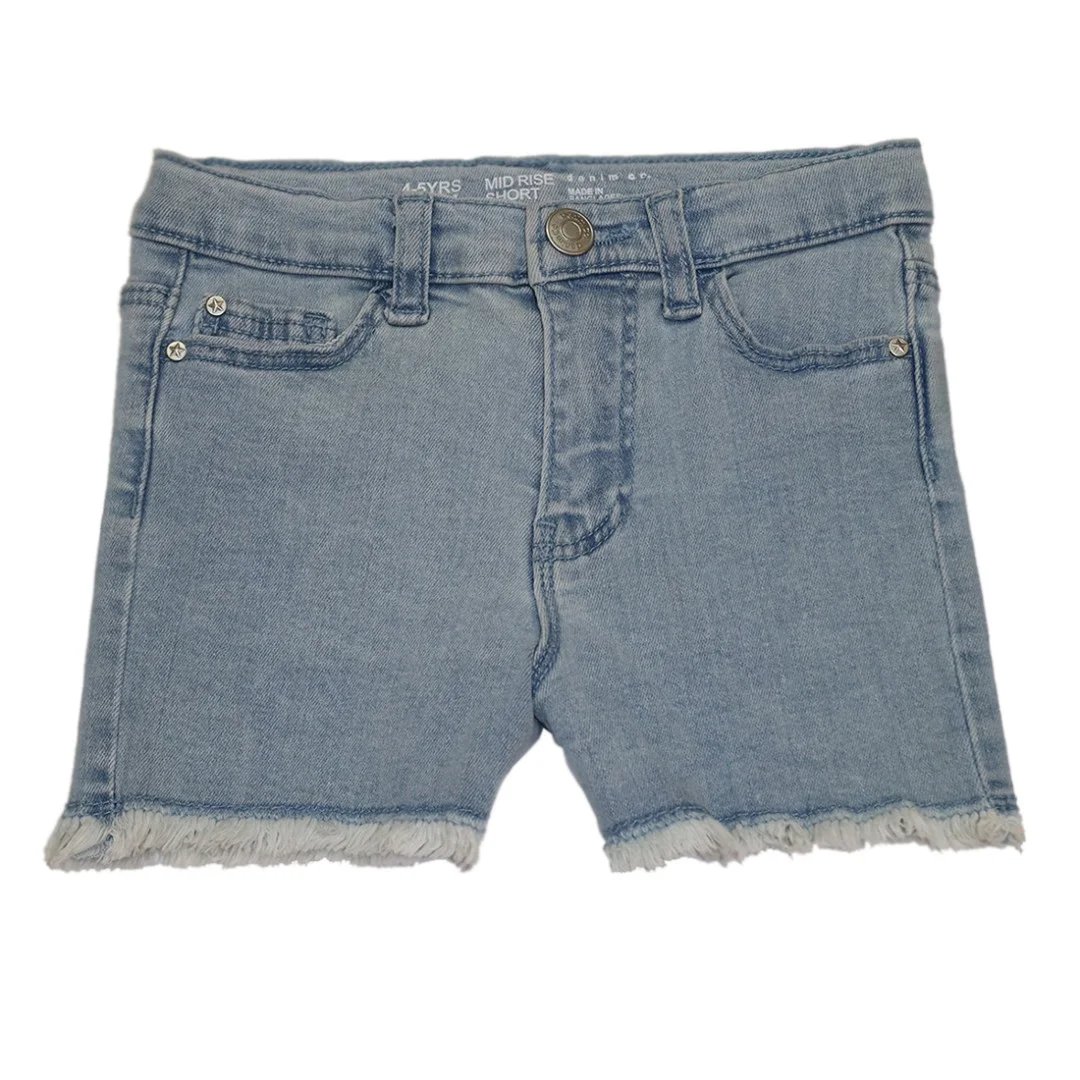 شلوارک جین یخی دخترانه  DENIM CO