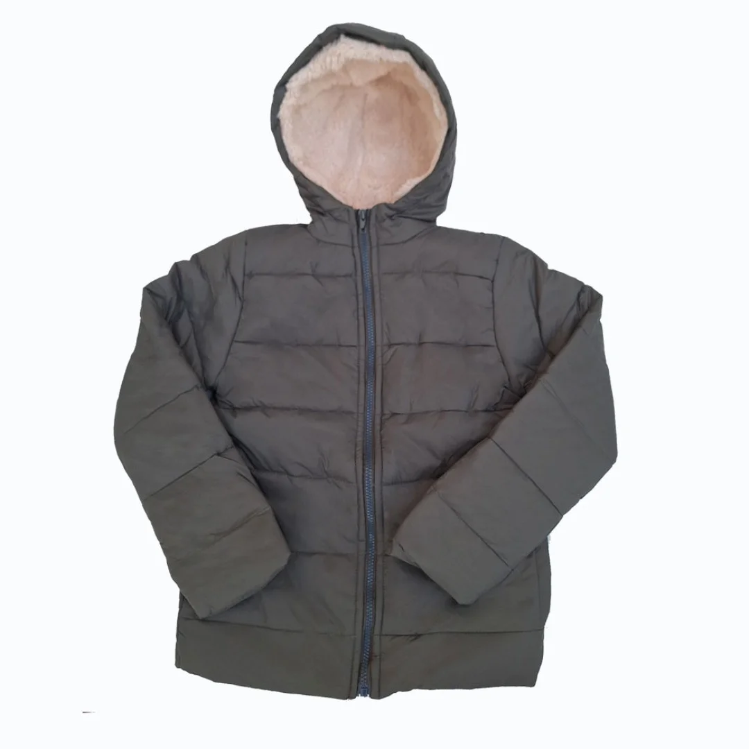 کاپشن داخل خز برند KOTON KIDS زیتونی 2تا3 سال